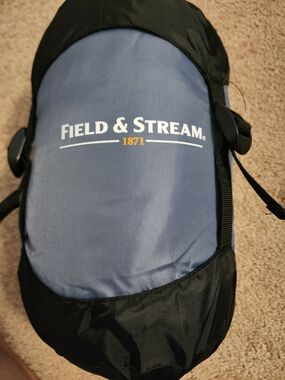 Field & Stream Blue and Black 50° Sleeping Bag